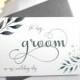 TO MY GROOM on our Wedding Day Card, Groom Wedding Day Card, To My Groom Card, Groom Gift, Groom Gift from Bride, Groom Wedding Gift