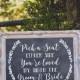 Pick a Seat Not a Side - Chalkboard Decal Sign, Seating Sign, Pick a Seat Sign, Wedding Seating, Wedding Signage, Wedding Decor, Ceremony