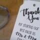 Personalized Thank You For Sharing Our First Meal As Mr Mrs Wedding Favor Thank You Hang Tags