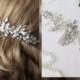 Swarowski Bridal hair comb,Crown,Bridal hair vine,Crystals Bridal Wedding,Hairpiece Bridal Hair Vine,Wedding hair-vine,pearl hair vine 37