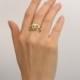Engagement Ring - 14K Gold and  Moissanite engagement ring, moissanite engagement ring, forever brilliant moissanite, forever brilliant ring