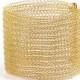 Mothers Day SALE- CUFF bracelet Gold filled luxury glamourous handmade Cuff bracelet wire crochet custom cuff fashion jewelry