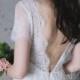 2017 Off White Lace Bridesmaid Dress, Short Sleeves Wedding Dress, V Neck Prom Dress, A Line Evening Gown, Long Elegant Floor Length (LW207)