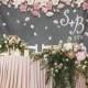Paper Flower Backdrop Decoration, Paper Flower Wedding Decor, Wedding Engagement Decorations, Bridal Shower Decorations/ W-A02-TP AA3