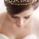 Tiara, Bridal Crown, Wired Crystal and Pearl Crown, Wedding Tiara - Celeste  MADE TO ORDER
