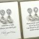 White Pearl Earrings, Wedding Earrings, Swarovski 10mm White  Pearl Earrings, Wedding Earrings, Pearl Earrings, Mother of the Bride Gift