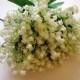 Lily of the Valley Wedding Bouquet, Groom , Groomsman-Wedding White Flowers Boutonniere