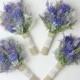 Wildflower Bridesmaid Bouquets, Lavender Bouquets, Bridesmaid Bouquet, Small Bouquet, Rustic Bouquet, Woodland Wedding Bouquet, Blue