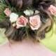 18 Wedding Updo Hairstyles With Greenery Decorations