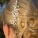 SALE Freshwater pearl bridal hair accessories comb, wedding hair comb, Swarovski crystal rhinestone hair comb hair comb wedding 207142010