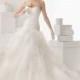 Charming Trumpet/Mermaid Sweetheart Lace Sequins Sweep/Brush Train Tulle Wedding Dresses - Dressesular.com