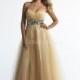 Amazing Spaghetti Straps A line Empire Waist Tulle Floor Length Prom Dress With Sash/ Ribbon - Compelling Wedding Dresses