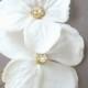 Elegant Bridal Blossom Hair Pins. Rhinestone Hair Jewelry GIFT... Chic Prom. Bride Maid Gift. Bridal Shower Gift. Flower Girl. Holida