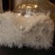 Hand Knit Ivory Felt Rustic Eco Chic Wedding Clutch - Glitz and Fur