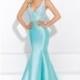 Coral Madison James 17-219 Prom Dress 17219 - Fitted Mermaid Sleeveless Long Open Back Dress - Customize Your Prom Dress