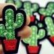 Cactus Patch Cactus Iron on patches  cactus botanical embroidered patch cactus applique badge patch fashion patches iron on