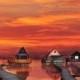Travel Gallery: Fishing Houses On Water In Bokod Lake, Hungary