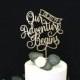 Our Adventure Begins Cake Topper
