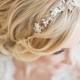 Wedding Hair Vine,  Gold Bridal Headpiece, Bridal Headband, Bridal Hair Vine, Pearl Bridal Headband, Boho Bridal Vine