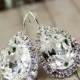 Crystal Earrings Bridal Earrings Teardrop Bridal Earring Crystal Wedding Bridal Jewelry Set Bridesmaid Jewelry Set Diamante Diamond Earrings
