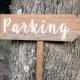 Parking Sign, Wedding Parking Sign, Wooden Parking Sign, Wedding Arrow Sign, Wooden Wedding Signs, Rustic Wedding Signs, Custom Wood Signs