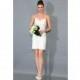 Theia FW12 Dress 16 - Mini Fall 2012 White Theia Sleeveless Sheath - Nonmiss One Wedding Store