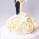 Vintage Inspired Wedding Cake Topper