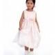Pink Flower Girl Dress - Satin Bodice Organza Skirt Style: D520 - Charming Wedding Party Dresses