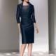 Navy Blue Social Occasions by Mon Cheri 214836 - Brand Wedding Store Online