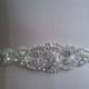 SALE - Wedding Belt, Bridal Belt, Sash Belt, Crystal Rhinestone  & Off White Pearls - Style B800117