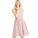Dusty_rose Azazie Victoria - Chiffon And Lace Scoop Knee Length Illusion Dress - Cheap Gorgeous Bridesmaids Store