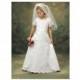 Embroidered White  Flower Girl Dress (FG183A) - Crazy Sale Formal Dresses