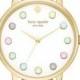 Kate Spade New York Women's Metro Grand Mint Splash Leather Strap Watch 38mm KSW1096 - Watches - Jewelry & Watches - Macy's