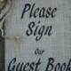 Burlap Guest Book Sign Wedding Guest Book Sign By TwiningVines
