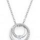 Bloomingdale&#039;s Diamond Circle Pendant Necklace in 14K White Gold, .30 ct. t.w. - 100% Exclusive