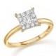 Bloomingdale&#039;s Diamond Cluster Ring in 14K Yellow Gold, .50 ct. t.w. - 100% Exclusive