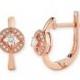 Bloomingdale&#039;s Diamond Earrings in 14K Rose Gold, .20 ct. t.w.