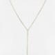AQUA Gigi Simulated Pearl Lariat Collar Necklace, 13.5&#034; - 100% Exclusive