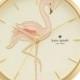 Kate Spade New York 'metro' Flamingo Dial Leather Strap Watch, 34mm 