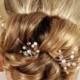 Kingdom Royal Wedding: Simple Pearl & Crystal Hair Pin