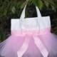 Personalized Tote bag, ballet bag, dance bag, embroidered tote bag, wedding tote bag, Princess tote bag, Naptime 21, MINI tutu bag, MTB21 F