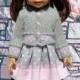 Set of clothes for dolls American girl, 18", Doll dress, clothes for dolls, Dress Handmade