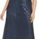 Adrianna Papell Sequin A-Line Gown (Plus Size) 