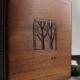 Wedding Guest Book Wooden Covers Two Trees RESERVED