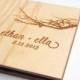 Wedding Guest Book. Wood Guestbook. Small Wedding. Custom Wedding Gift : Petite Boab Branch