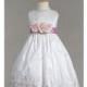 White Embroidered Crinkled Taffeta Dress Style: D4010 - Charming Wedding Party Dresses