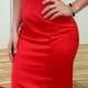 Sexy Backless Evening Dress, Red Pr