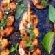 Basil Chimichurri Grilled Shrimp