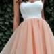 Lovely Prom Dress,Spaghetti Straps Prom Dress,Short Homecoming Dress,Tulle Prom Gown