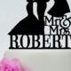 Superman Cake Topper, Wedding Cake Topper,Mr and Mrs Cake Topper With last name,Superman and Bride Cake Topper,Super Hero Wedding C165
